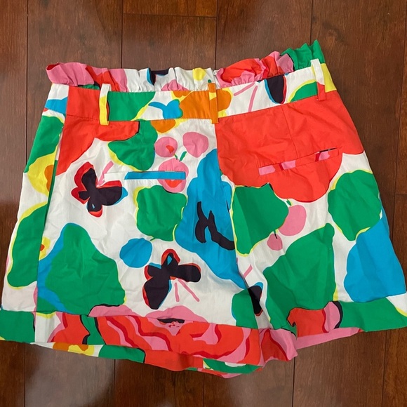 J Crew Ratti Jardin Vibrant Floral Print Shorts - Picture 3 of 8